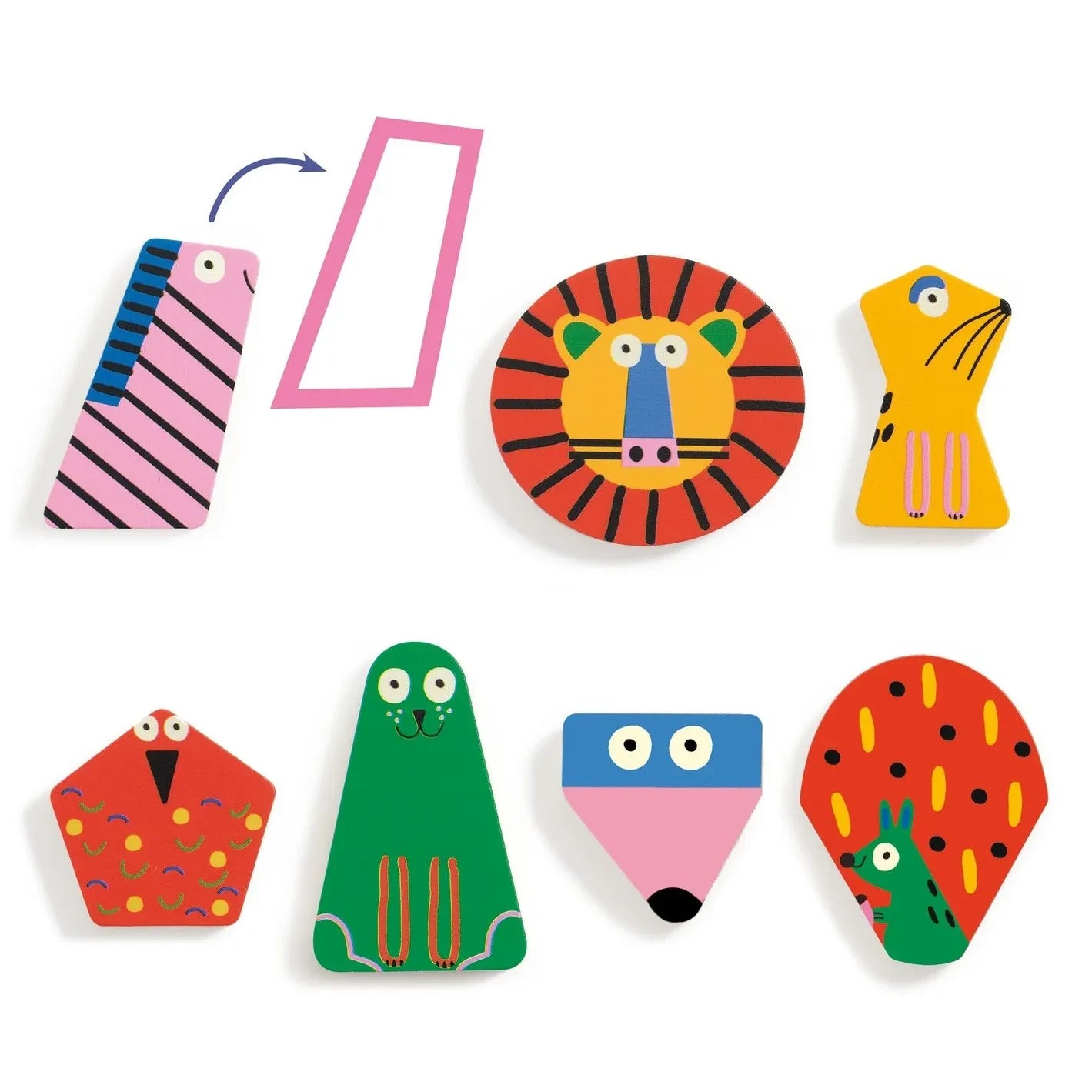 Djeco - Wooden Animal Jigsaw Puzzle