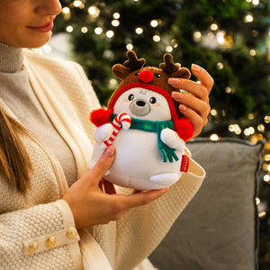 Legami - Polar Bear Christmas Plush Toy - Mini Super Soft!
