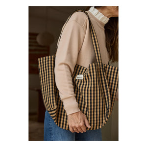 Gabrielle Paris - Vichy Bag | Brown
