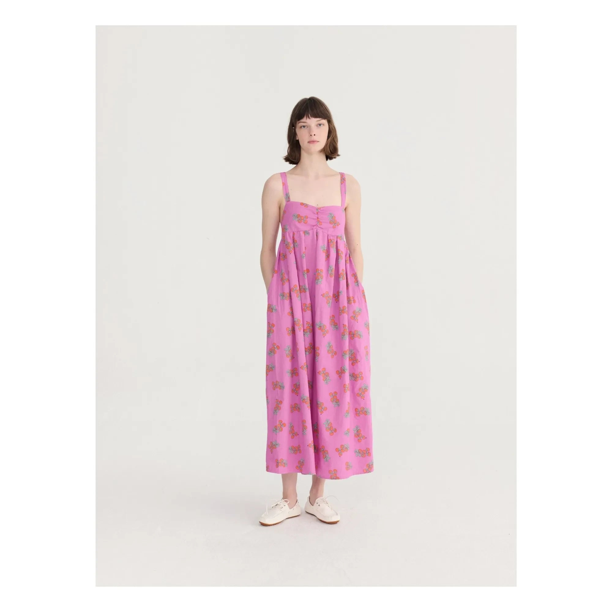 Bobo Choses - Juicy Tomatoes Organic Cotton Dress | Purple