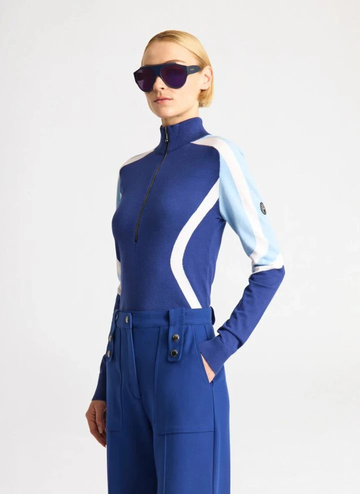 Fusalp - Virginie Zip-Up Sweater | Blue