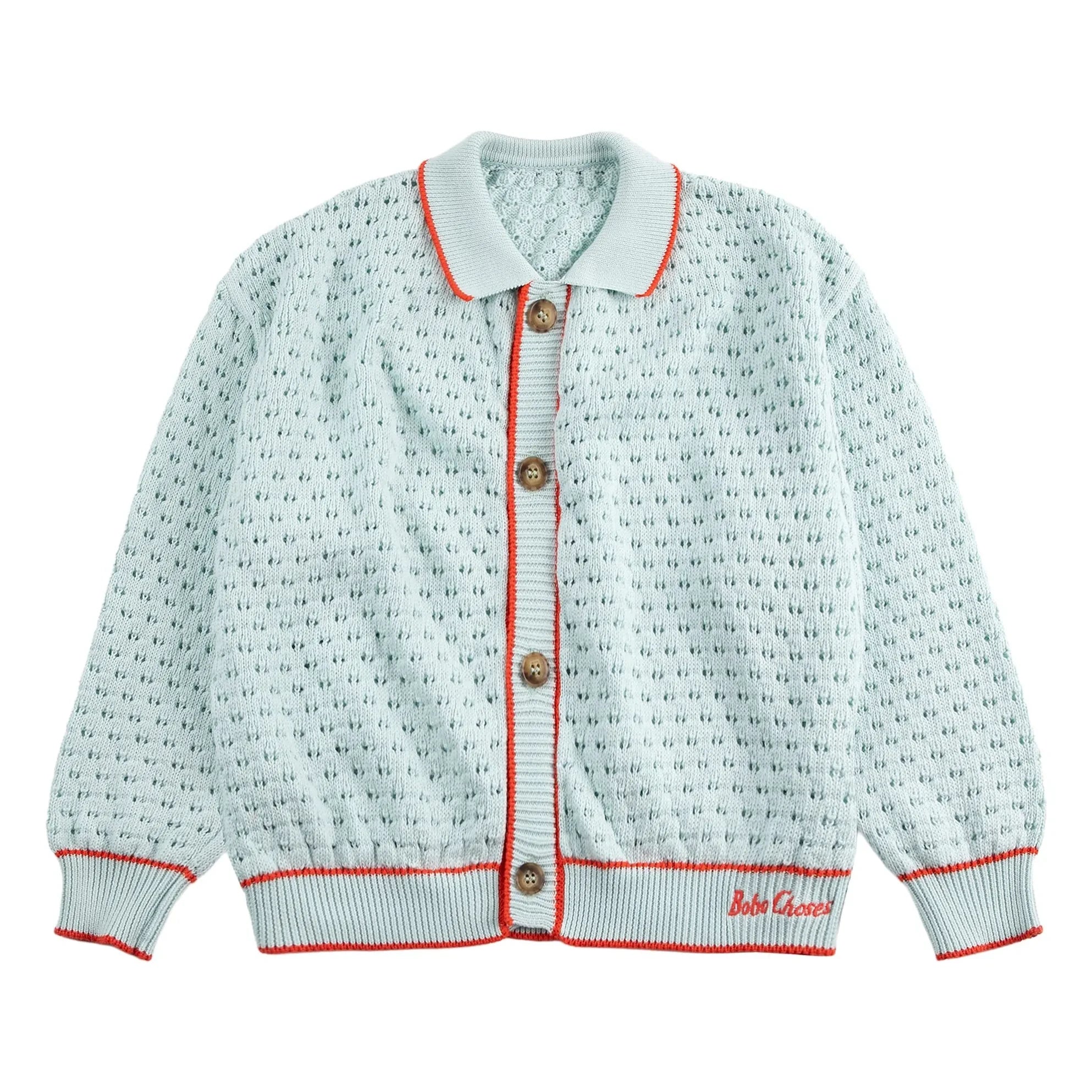 Bobo Choses - Organic Cotton Raglan Sweater | Light Blue
