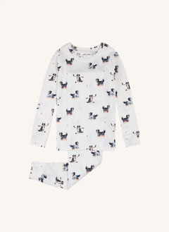 Petit Lem - Modal and Organic Cotton Dog Pajamas | Ecru