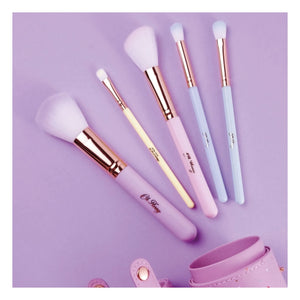 Oh Flossy - Rainbow Makeup Brushes - Set of 5