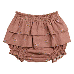 Lililotte - Célestine Floral Organic Cotton Bloomer | Dust Pink