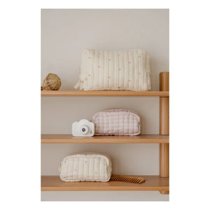 Soft Spot - Organic Cotton Makeup Bag with Rose Water | Light Pink
