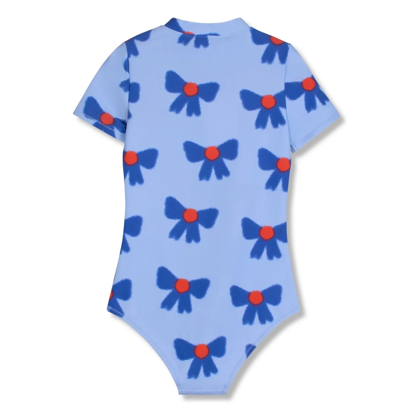 Wynken - Knotted Zip Swimsuit Made from Recycled Fibers | Blue