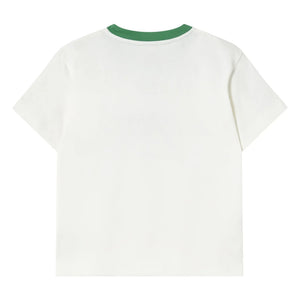 Tinycottons - Giverny Organic Cotton Contrast T-Shirt | White