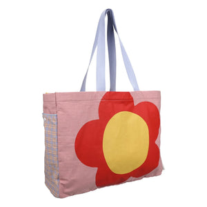 Sticky Lemon - Cabas Fleur | Powder Pink