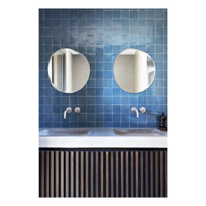 M Nuance - Extra Thin Beveled Mirror - Random Round Shape 47x50 cm