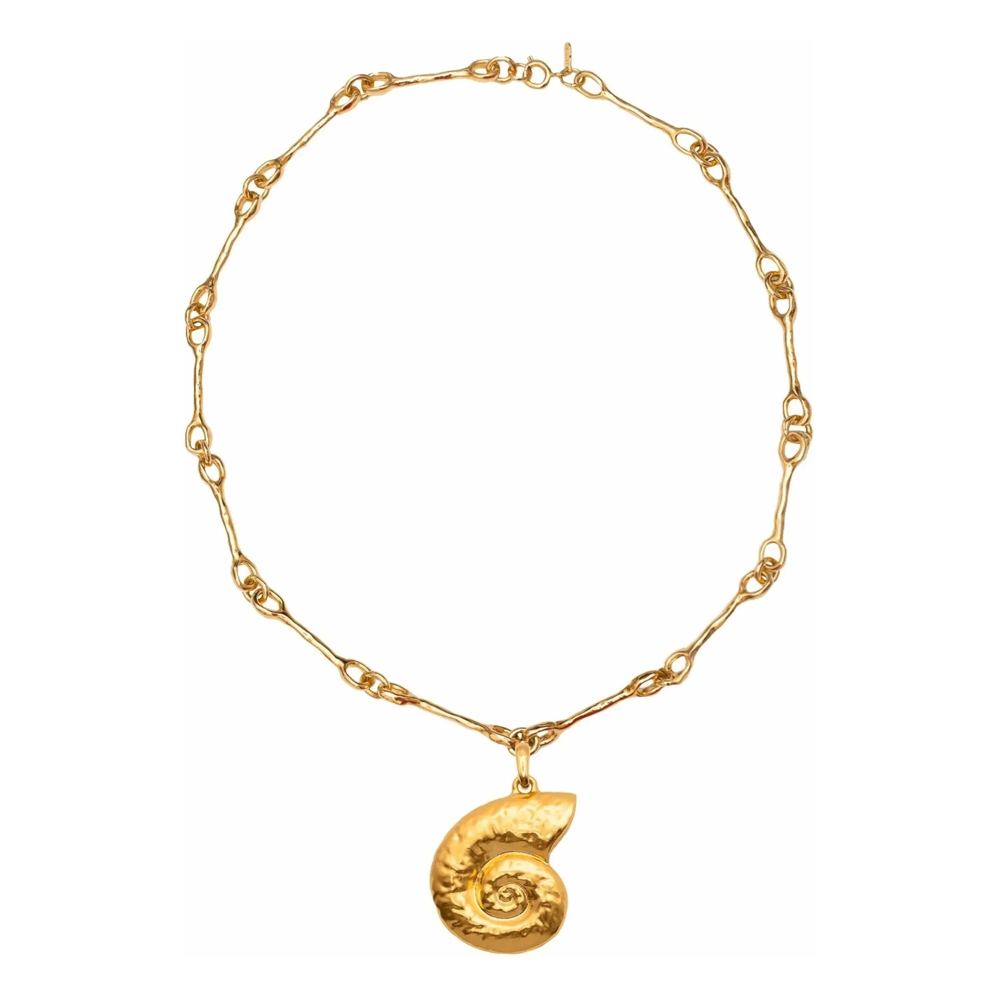Alhaja - Caracola Nautilus Necklace | Gold