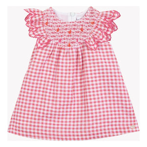Tartine et Chocolat - Gingham Gingham Dress | Pink