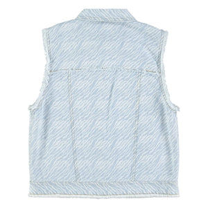 Sisters Department - Sleeveless Vest | Denim Blue