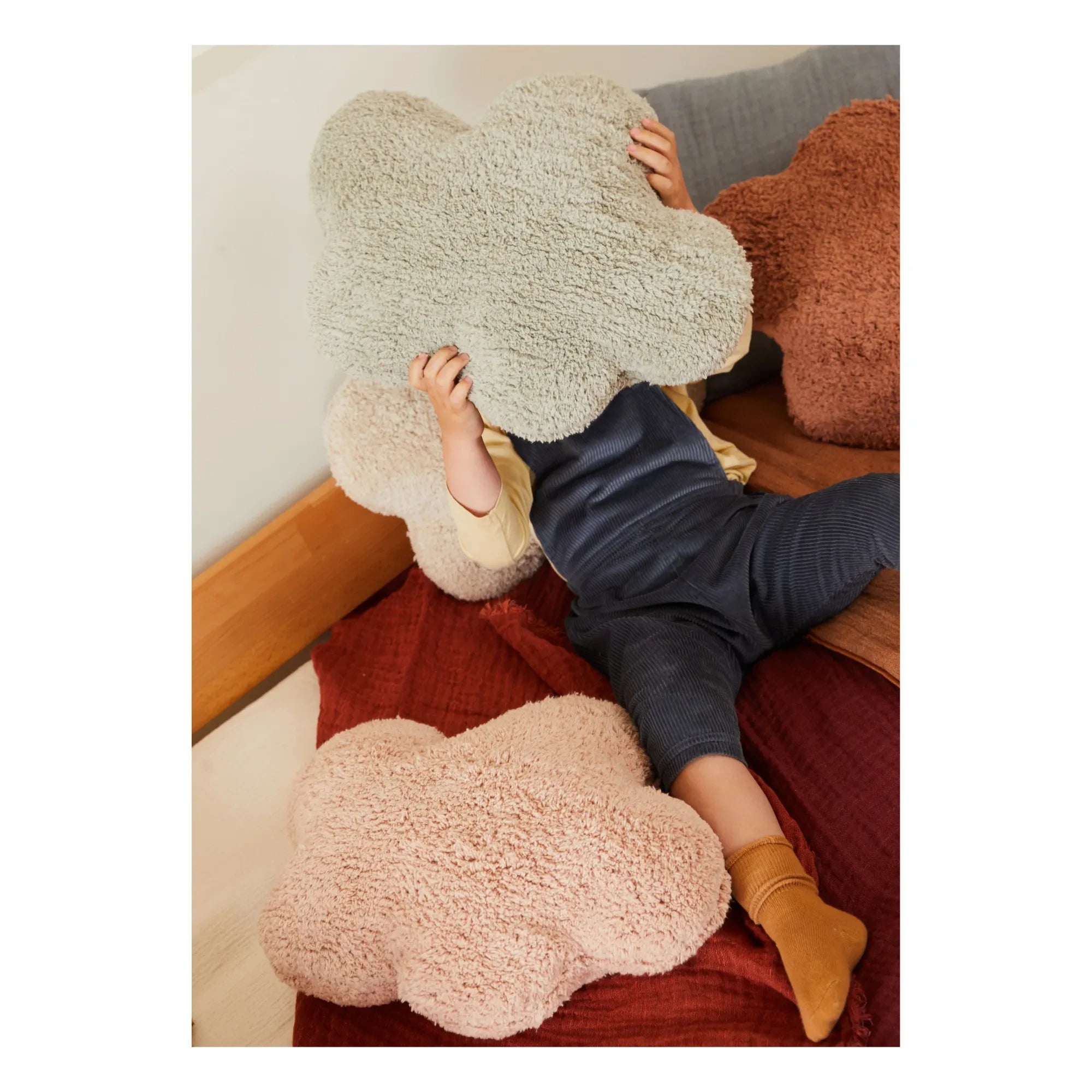 Lorena Canals - Clouds Pillow | Pink