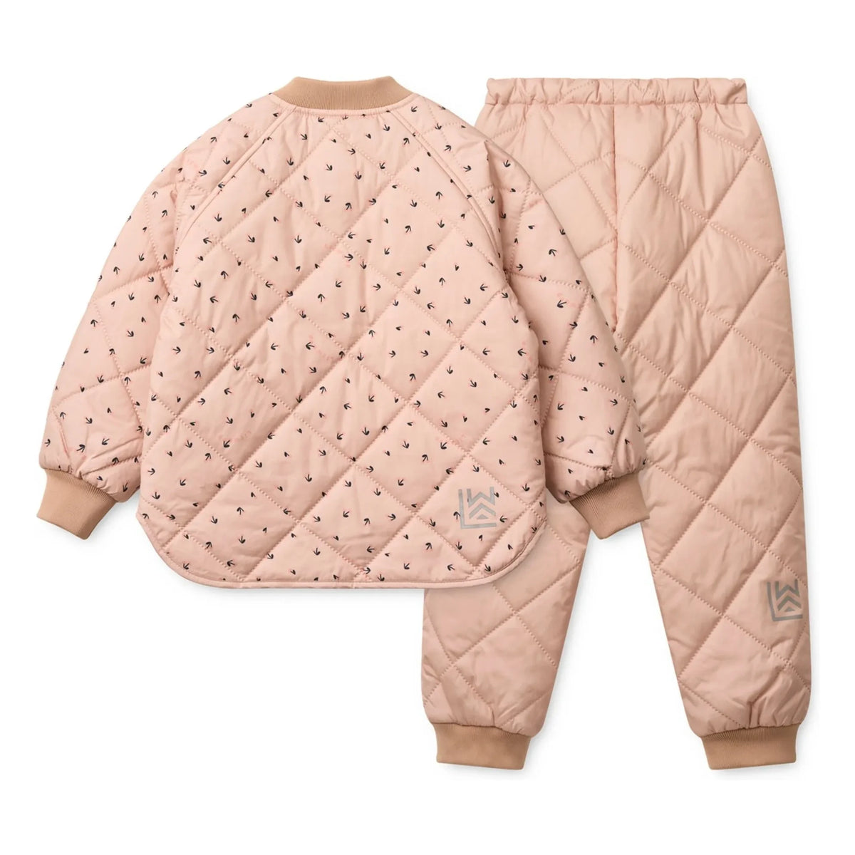 Liewood - Zella Cerises Recycled Fiber Thermal Set | Pink