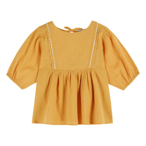Emile et Ida - Yellow Ruffled Blouse