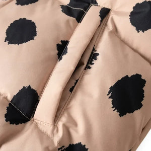 Liewood - Adelina Leopard Print Puffer Jacket Made From Recycled Fibers | Light Pink