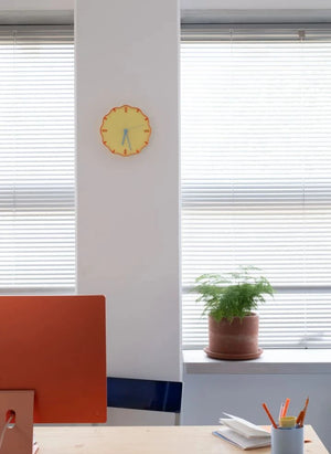 Warren & Laëtitia - Margherita Clock | Pale Yellow