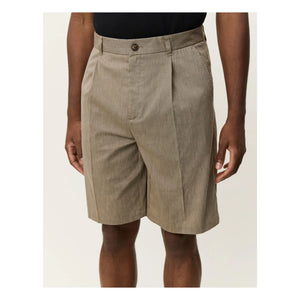 Les Deux - Pleated Reece Shorts | Green