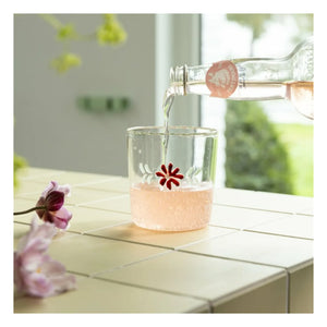 &Klevering - Flora Glasses - Set of 2 | Red