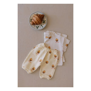 Studio Bohème - Porgy Brioches Organic Cotton Fleece Pants | Light Yellow