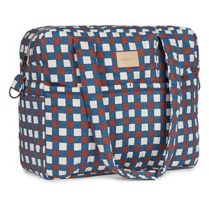 Nobodinoz - Hyde Park Mosaic baby care bag | Blue