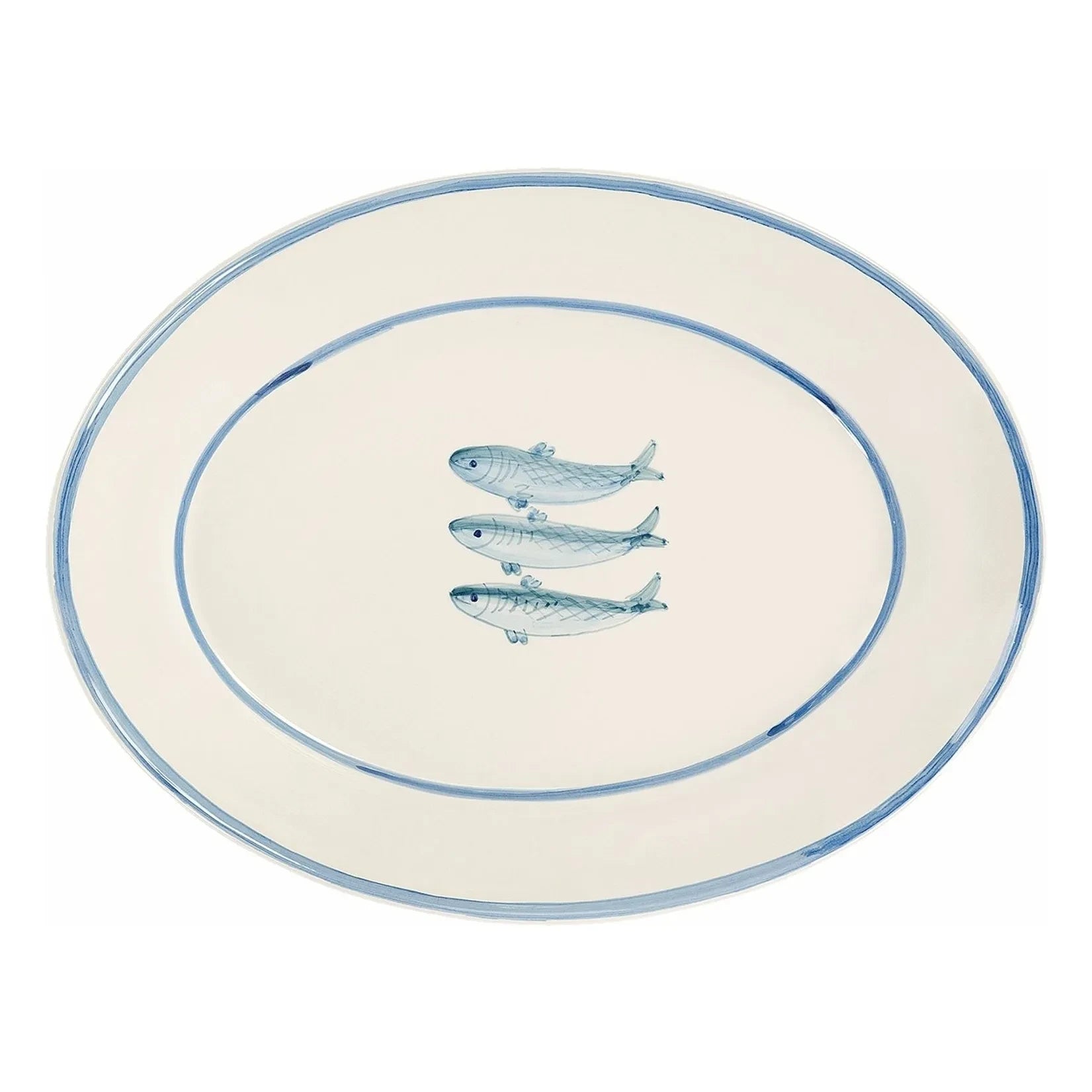 Anna + Nina - Blue Sardine Serving Plate