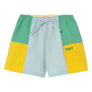 Tinycottons - Color Block Shorts | Blue