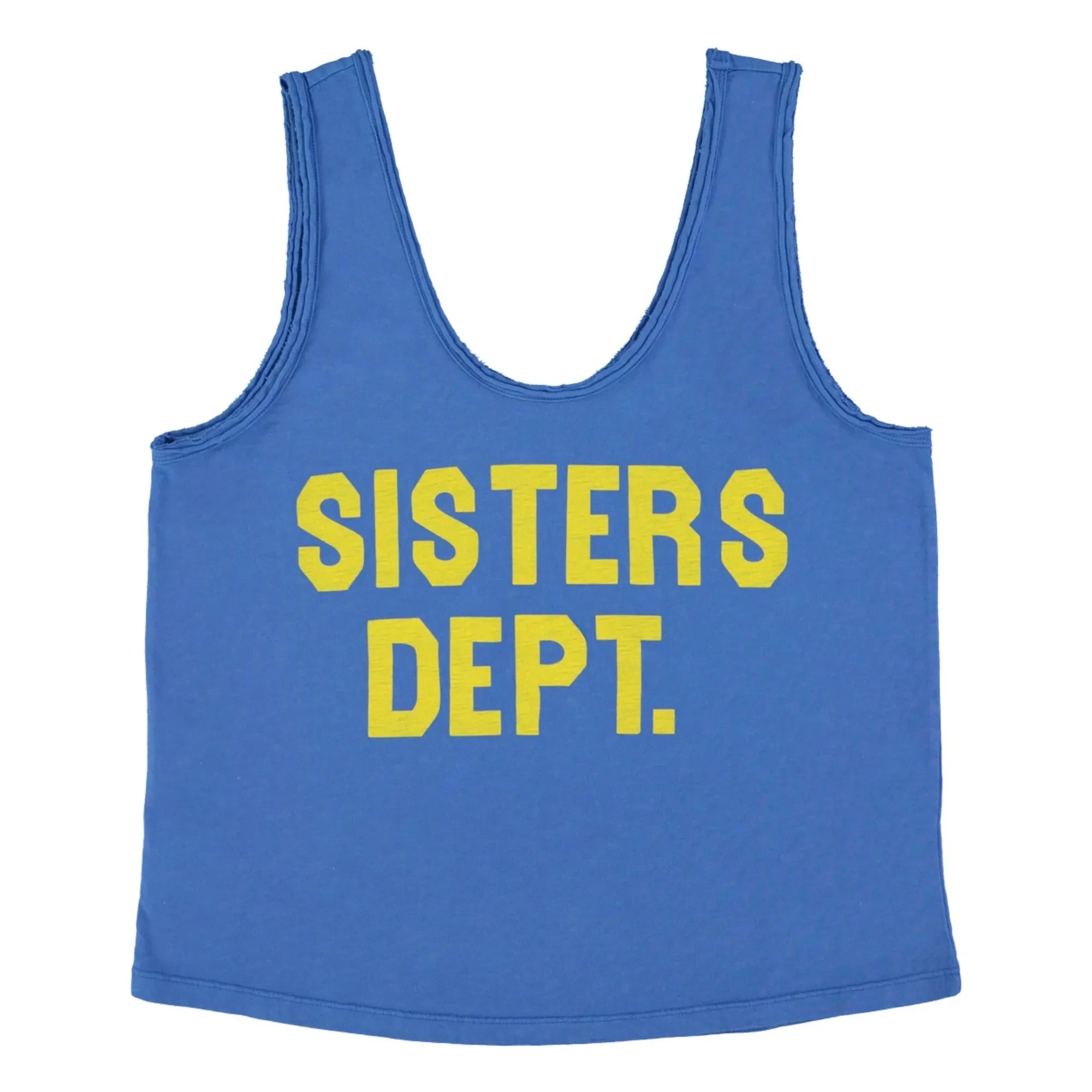 Sisters Department - Olivia Cotton Tank Top | Blue