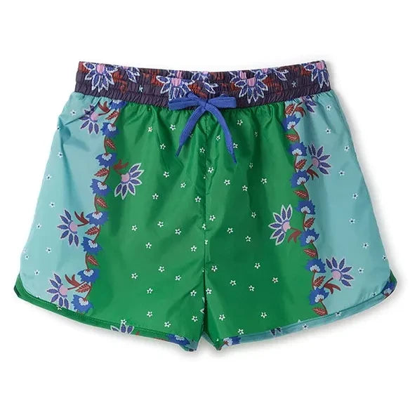 Fabula - Hera Flowers Shorts | Green