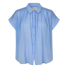 Lollys Laundry - Badal Cotton Blouse | Blue