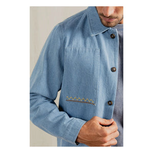 Rhythm - Arguam LS overshirt | Light Blue