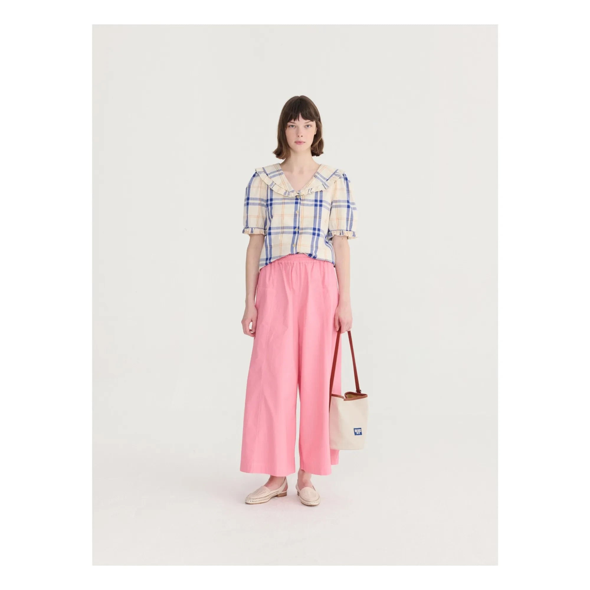Bobo Choses - Paper Touch Organic Cotton Pants | Pink