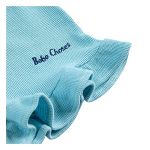 Bobo Choses - Bobo Choses Organic Cotton Ruffled Shorts | Light Blue