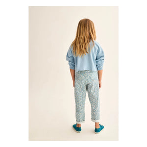 Cozmo - Bella Leopard Pants | Turquoise