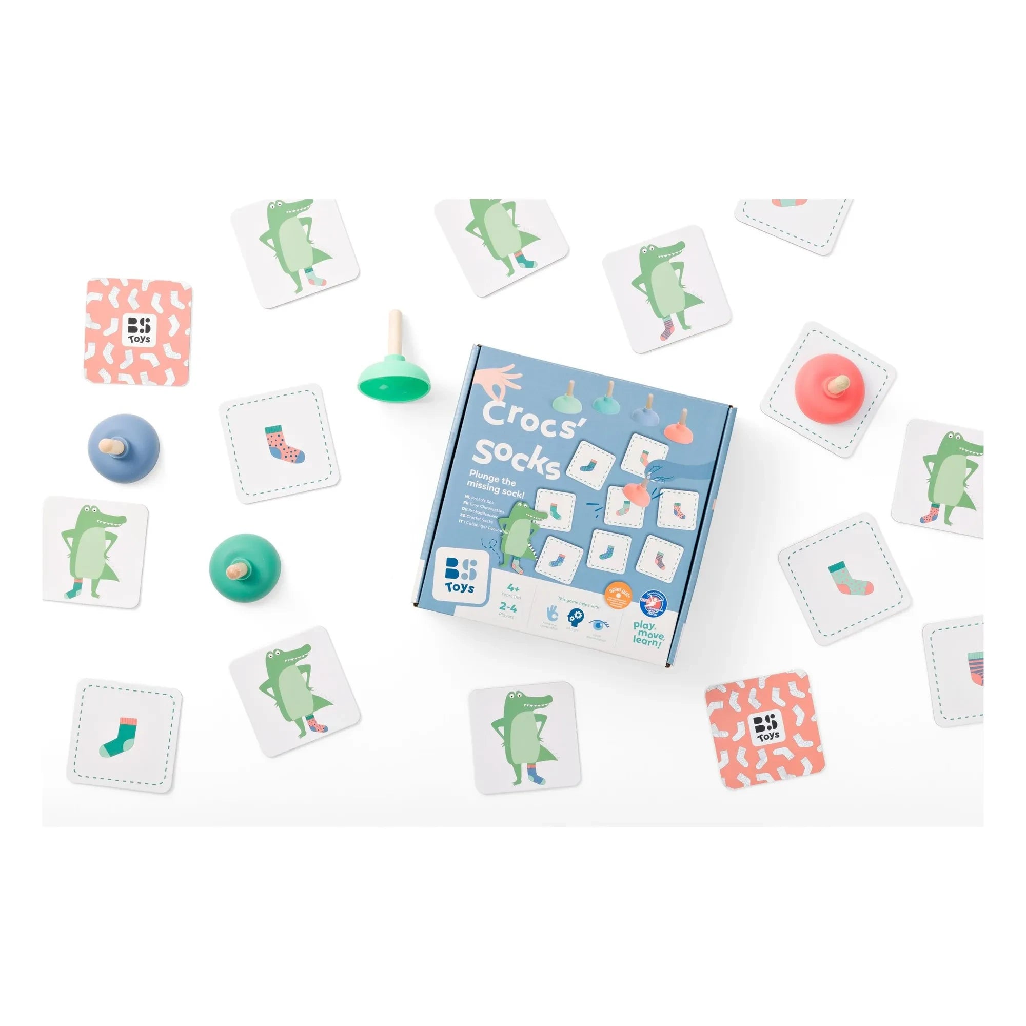 BS Toys - Observation game Croc Socks