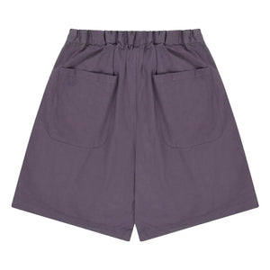 Kappy - Short Double-Pleated Wide | Purple