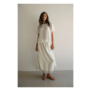 THEAVANT - Top La Fille Dantel | Beyaz