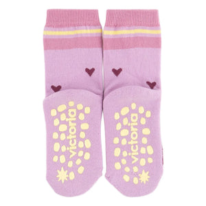 Victoria - Pink Heart Socks