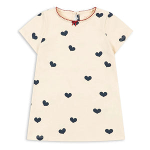 Konges Sløjd - Drey Hearts Organic Cotton Dress | Pink