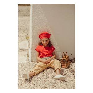 THE LiTTLE POETS - Carrotte Camões Waffle Pants | Mustard