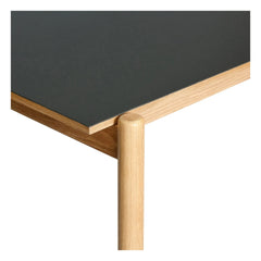 Hübsch - Oblique Oak Table | Black