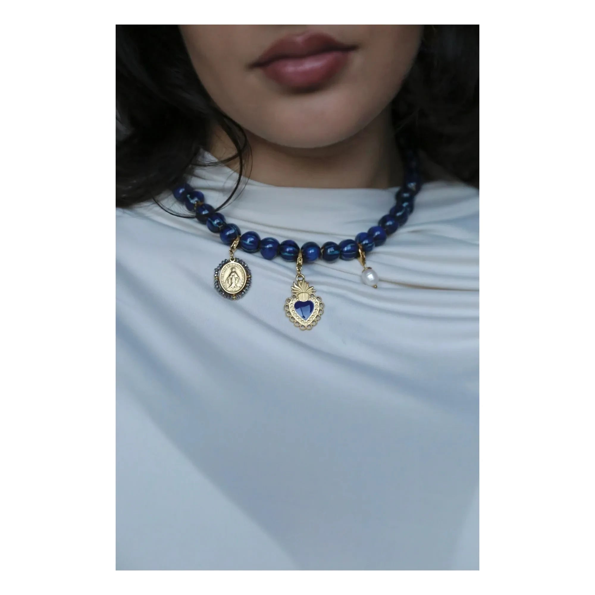 Palas - Seria 2 Necklace | Blue