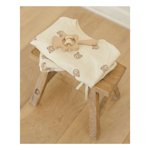 Quincy Mae - Organic Cotton Bear Sweatshirt | Ecru