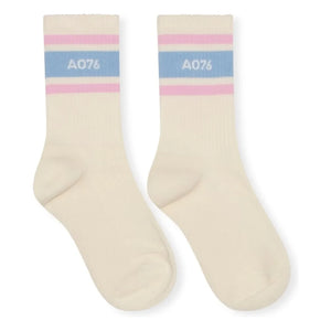 AO76 - Rune Bands Socks | Ecru