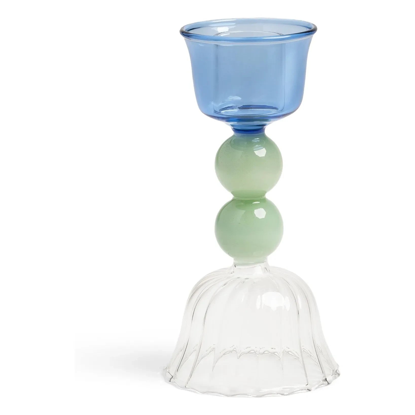 &Klevering - Pearl Candle Holder | Blue
