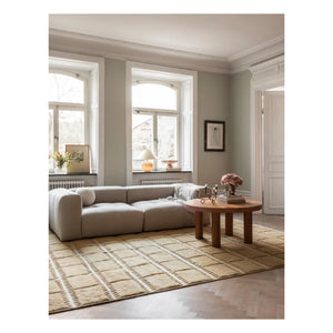 Layered - Wool Rug Lilly | Mustard