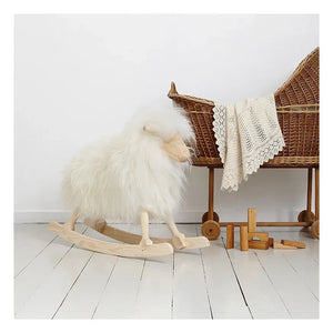 Danish Crafts-Povl Kjer - Hanging Sheep | White