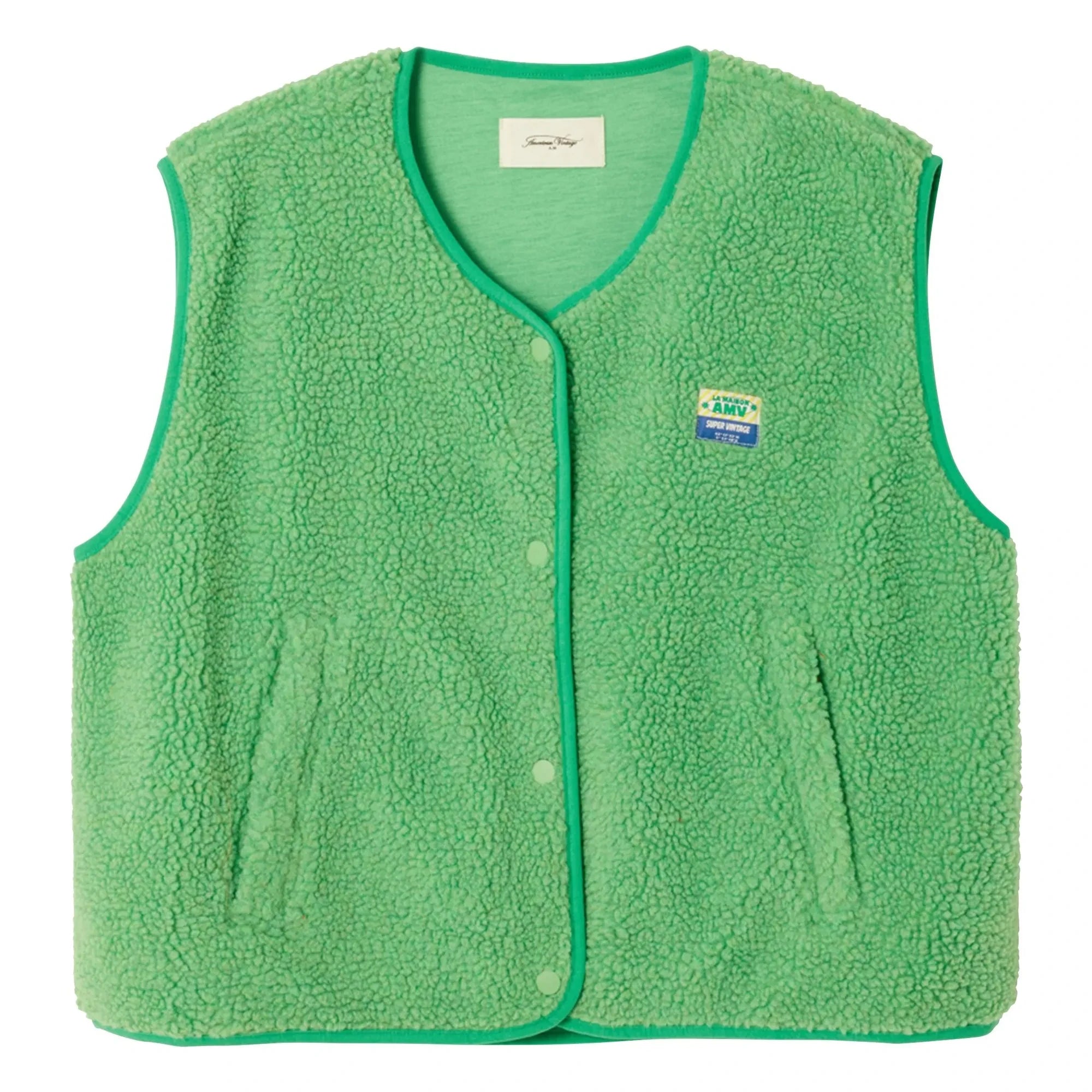 American Vintage - Hoktown Sleeveless Vest | Vert Palmier