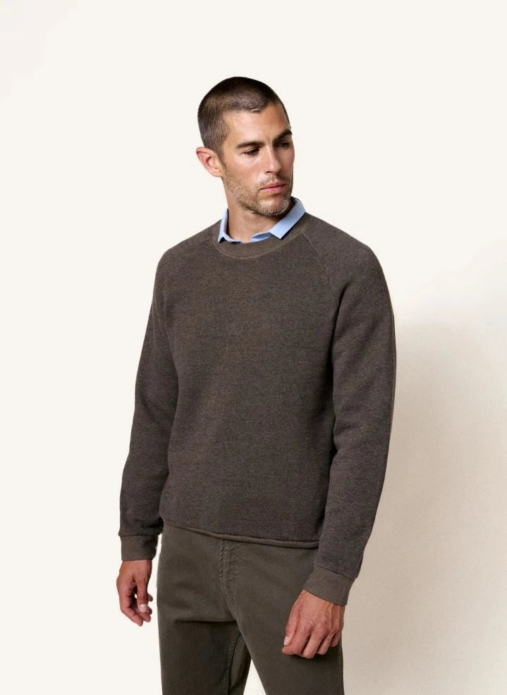 Homecore - Cotton Terry Sweatshirt | Dark Beige